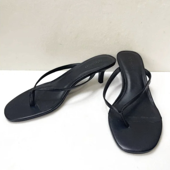 Thong Sandal Kitten Heels